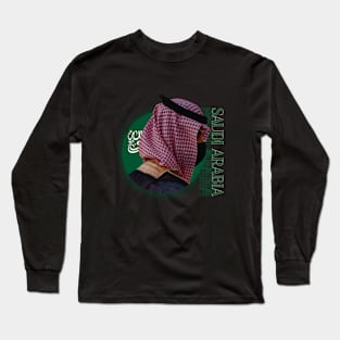 SAUDI ARABIA's TRADITIONALE DRESS GREEN SAUDI Long Sleeve T-Shirt